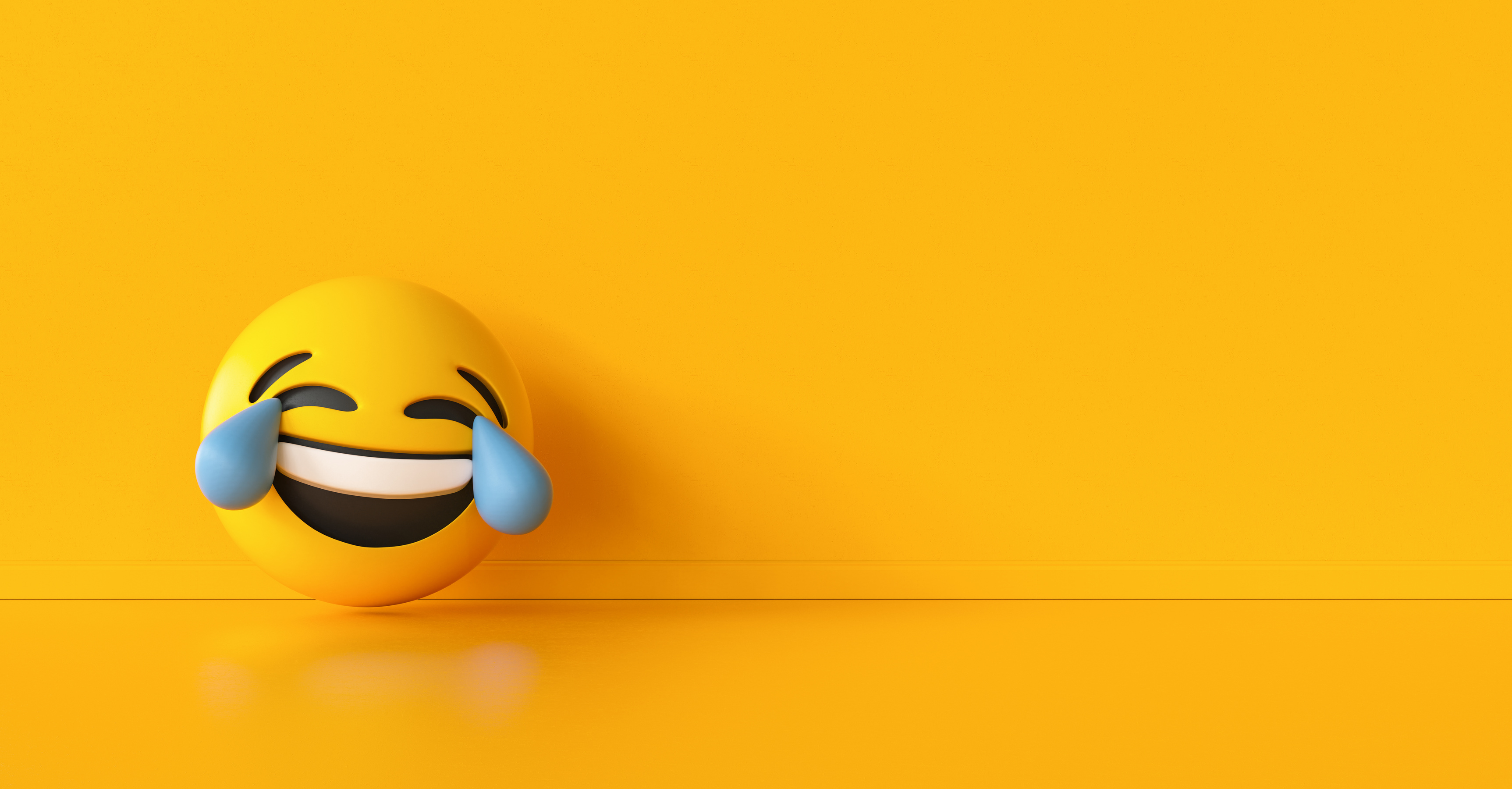Happy and Crying Emoji Background